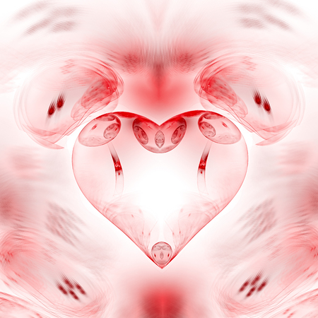 Mysterious psychedelic relaxation heart.の写真素材