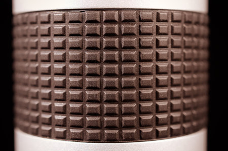 Rubber convex surface.