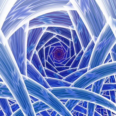 Endless tunnel. Plant roots.の写真素材