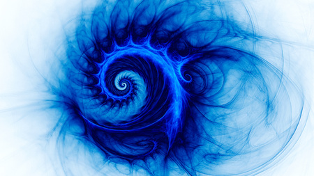 Space snail. Spiral Galaxy. 3D surreal illustration. Sacred geometry. Mysterious psychedelic relaxation pattern. Fractal abstract texture. Digital artwork graphic astrology magicの写真素材