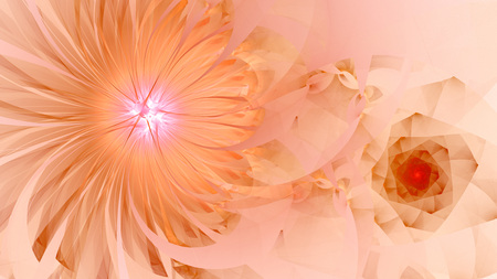 3D surreal illustration. Sacred geometry. Mysterious psychedelic relaxation pattern. Fractal abstract texture. Digital artwork graphic astrology magicの写真素材