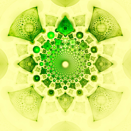 Supernova explosion. Flight millions of pieces. 3D surreal illustration. Sacred geometry. Mysterious psychedelic relaxation pattern. Fractal abstract texture. Digital artwork graphic astrology magicの写真素材