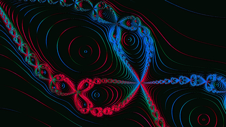 3D surreal illustration. Sacred geometry. Mysterious psychedelic relaxation pattern. Fractal abstract texture. Digital artwork graphic astrology magicの写真素材