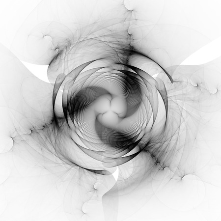 3D surreal illustration. Sacred geometry. Mysterious psychedelic relaxation pattern. Fractal abstract texture. Digital artwork graphic astrology magicの写真素材