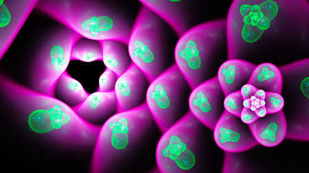 3D surreal illustration. Sacred geometry. Mysterious psychedelic relaxation pattern. Fractal abstract texture. Digital artwork graphic astrology magicの写真素材