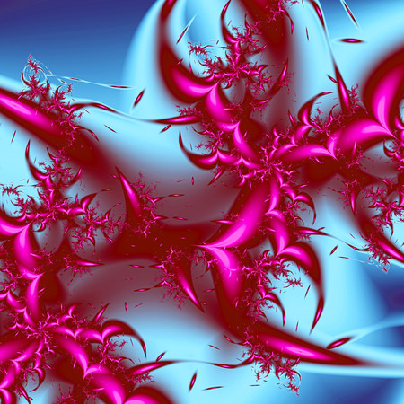 Flower Patterns. 3D surreal illustration. Sacred geometry. Mysterious psychedelic relaxation pattern. Fractal abstract texture. Digital artwork graphic astrology magicの写真素材