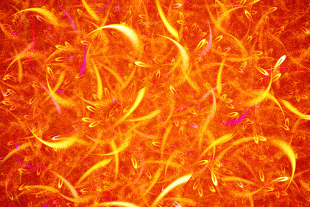 Fire sparks.3D Abstract fractal background. Design element for flyer, brochure, web, advertisements, and other graphic designer works. Digital collage. Raster clip artの写真素材