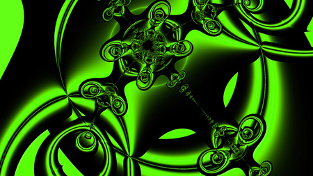 Abstract fractal art background illustration space geometry. Background consists fractal multicolor texture and suitable for use in projects imagination, creativity and design.の写真素材