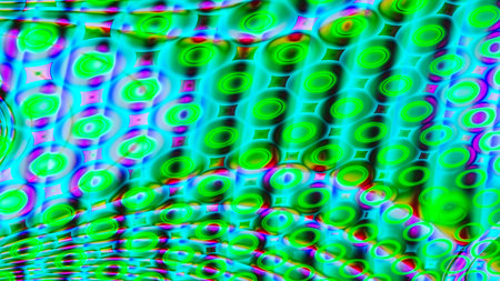 Abstract fractal shapes. Fantasy colorful chaotic fractal texture. 3D rendering illustration...