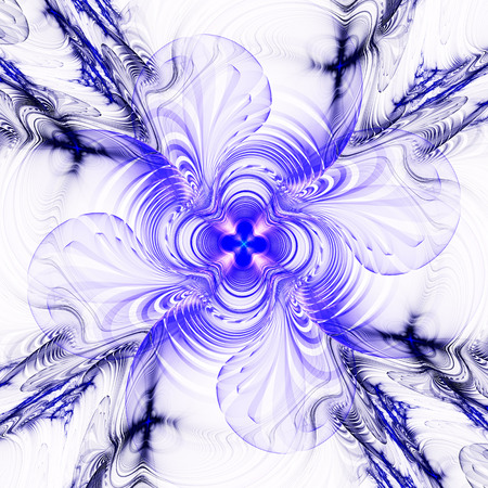 Abstract fractal art background illustration space geometry. Background consists fractal multicolor texture and suitable for use in projects imagination, creativity and design.の写真素材