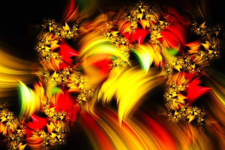 3d computer generated fractal artwork for creative art, design and entertainmentの写真素材