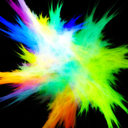 3D Abstract fractal background. Design element for flyer, brochure, web, advertisements, and other...