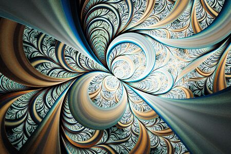 3d abstract computer generated fractal design.Fractal is never-ending pattern.Fractals are infinitely complex patterns that are self-similar across different scalesの写真素材