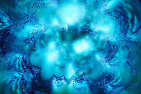 3D Abstract fractal background. Design element for flyer, brochure, web, advertisements, and other...