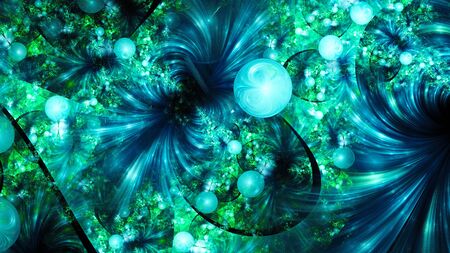 Abstract fantasy ornament pattern. Creative fractal design for greeting cards or t-shirtsの写真素材