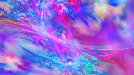 Abstract fractal background.Abstract painting multicolor texture.Motion holiday background.Modern multicolor futuristic dynamic pattern.Fractal 3d artwork creative graphic designの写真素材