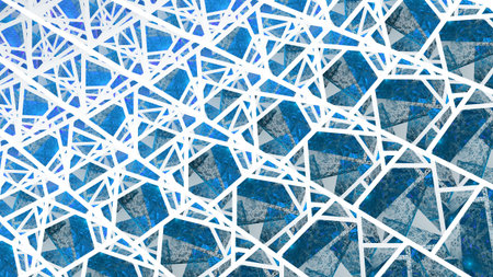 3D Abstract fractal background. Design element for flyer, brochure, web, advertisements, and other...