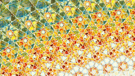 Abstract fantasy ornament pattern. Creative fractal design for greeting cards or t-shirts