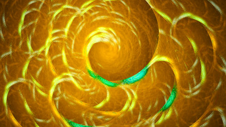 3D Abstract fractal background. Design element for flyer, brochure, web, advertisements, and other graphic designer works. Digital collage. Raster clip artの写真素材