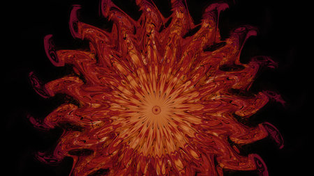 Abstract fantasy ornament pattern. Creative fractal design for greeting cards or t-shirts