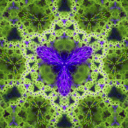 Abstract fantasy ornament pattern. Creative fractal design for greeting cards or t-shirtsの写真素材