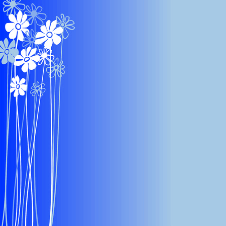 Composition flowers, creative design with flowers のイラスト素材