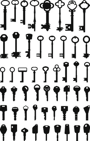 Keys collectionのイラスト素材