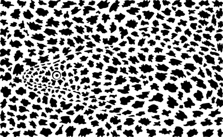 Vector illustration of murena background on white backgroundのイラスト素材