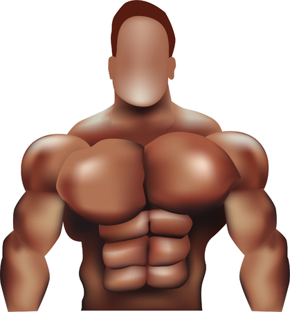 Bodybuilderのイラスト素材