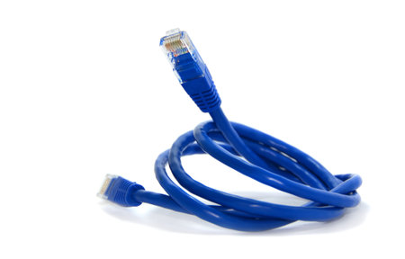 blue network cable