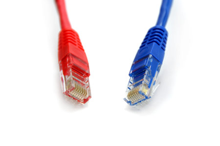 ftp red and blue cables