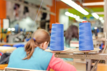 industrial sewingの写真素材