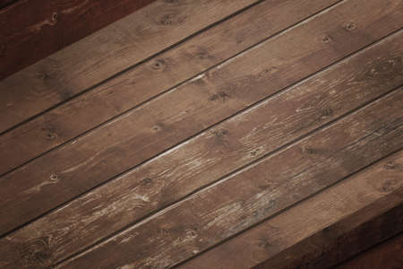 Clean wooden table. Isometric viewの写真素材