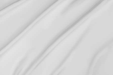White silk satin background. Wave texture backgroundの写真素材
