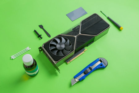 Graphics card maintenance. Cleaning from dust, changing thermal paste and pads