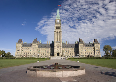 Parliament of Canada, Heroes flame memorialのeditorial素材