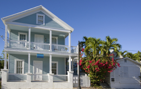Pink House in Key West, Floridaのeditorial素材
