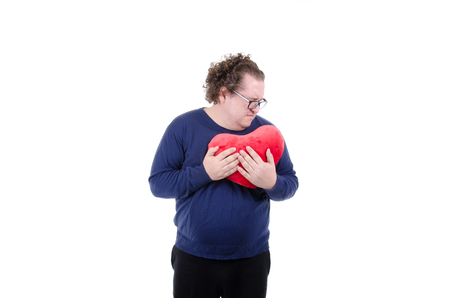 Man with heart disease.の写真素材