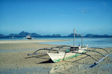 Beautiful beach. Philippines.の写真素材
