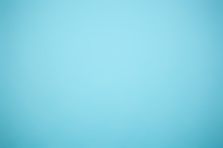 Blue gradient abstract background. Soft light defocused bokeh.の写真素材