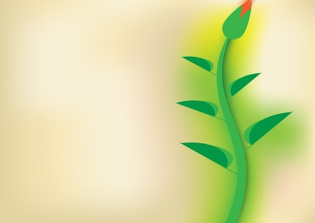 vector blurred floral background with place for textのイラスト素材