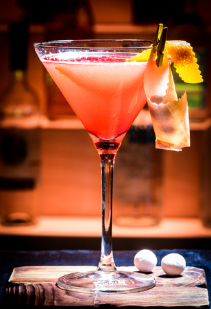 A cocktail at the barの写真素材