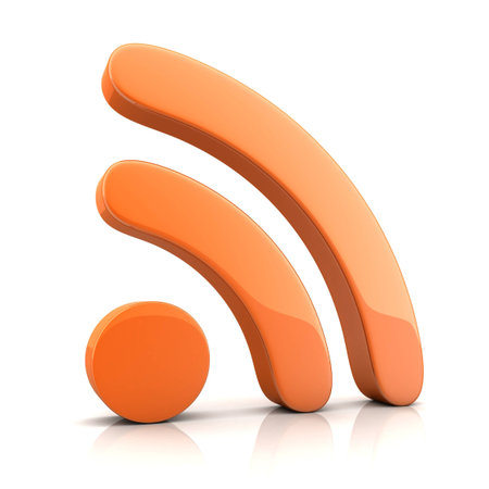 RSS orange symbol (done in 3d)