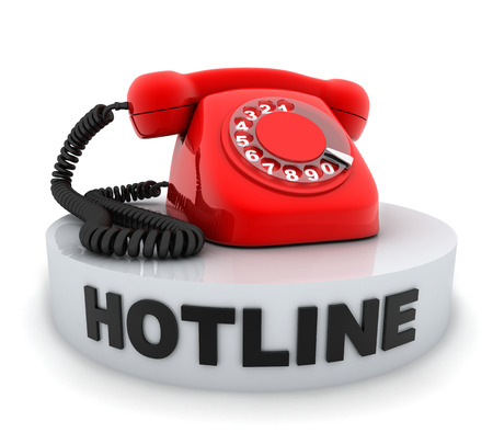 Red old telephone (done in 3d, isolated) の写真素材