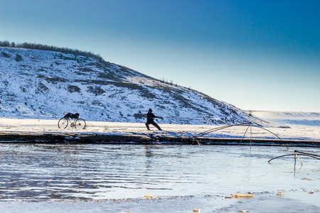 Fishing netの写真素材