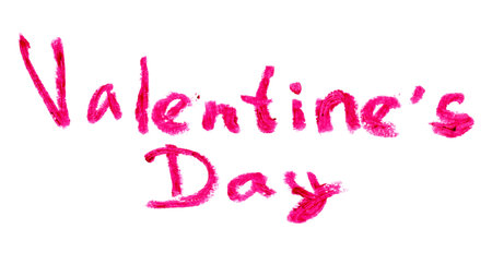 St. Valentine's Day design lipstickの写真素材