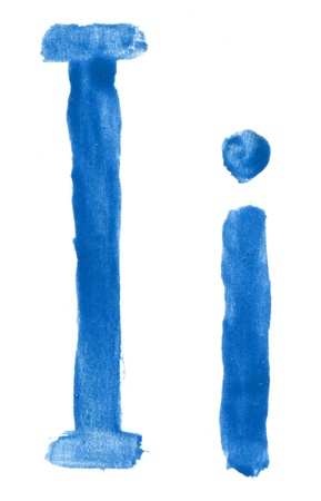 Alphabet watercolorsの写真素材