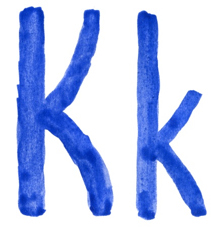 Alphabet watercolorsの写真素材