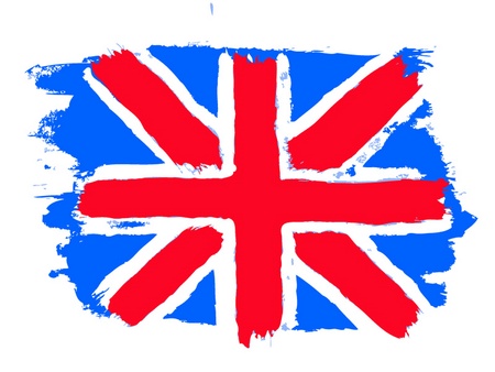 Flag of the United Kingdom (British flag), vector illustrationのイラスト素材