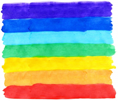 Abstract colorful background painted in watercolorの写真素材